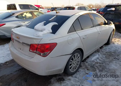 2013 Chevrolet Cruze Eco Manual из США, поврежденный, VIN 1G1PJ5SB1D7213763